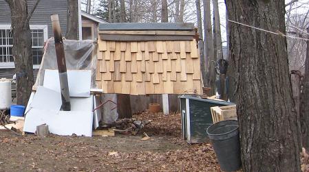 chicken coop/maple boiler